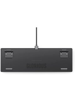 جلوريوس لوحة مفاتيح الألعاب Glorious - GMMK 2 - لوحة مفاتيح ميكانيكية قابلة للتبديل السريع TKL، مفاتيح حمراء، سلكية، لوحة مفاتيح ألعاب TKL، لوحة مفاتيح مدمجة - لوحة مفاتيح بنسبة 65% - لوحة مفاتيح RGB سوداء  - Image 3