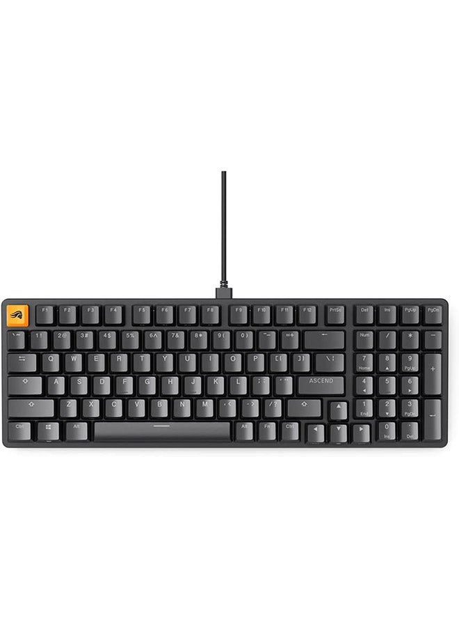 Glorious - GMMK2 Pre Built Edition Full Size Wired Keyboard, 96% Modular Mechanical, ANSI US Layout, 99 Keys, ABS Doubleshot Keycaps, Tray Mount, Black | GLO-GMMK2-96-FOX-B - Image 1