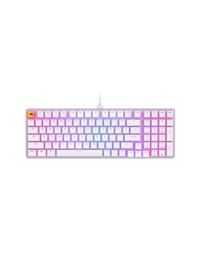 Glorious - Gaming Keyboard - GMMK 2 - TKL Hot Swappable Mechanical Keyboard, Red Switches, Wired, TKL Gaming Keyboard, Compact Keyboard - Full Size Keyboard (White RGB Keyboard) - Image 1
