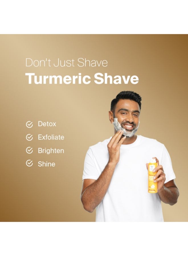 BOMBAY SHAVING COMPANY - Turmeric Shaving Foam 264grams - Image 1