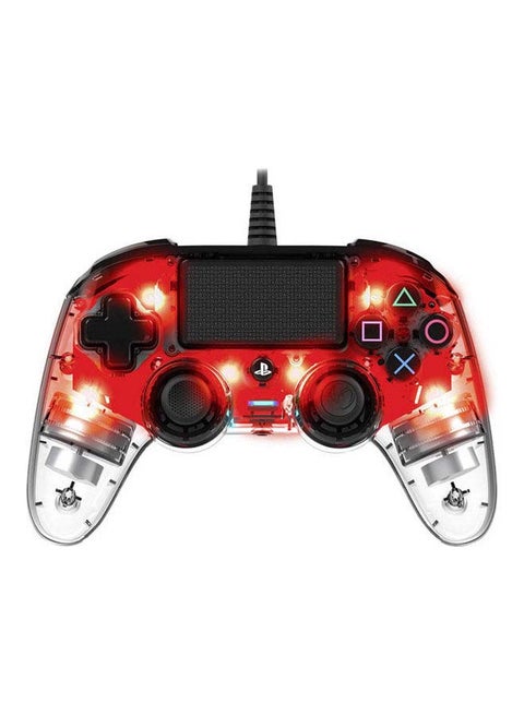 Wired Compact Controller for PlayStation 4 - Red