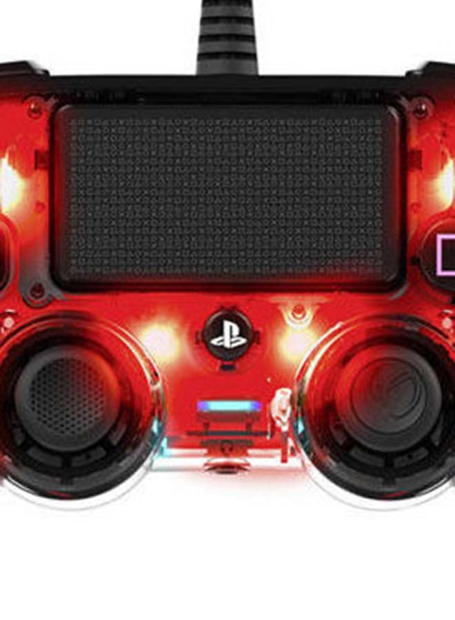 nacon - Wired Compact Controller for PlayStation 4 - Red - Image 1