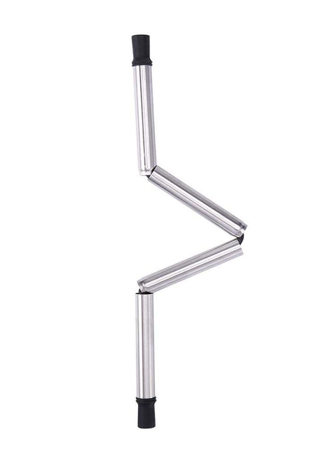 Generic Reusable Foldable Straw Silver 230x9x6cm  - Image 3