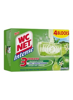 Wc Net Toilet Blocks Intense Lime Fresh 4 Pieces 34grams  - Image 3