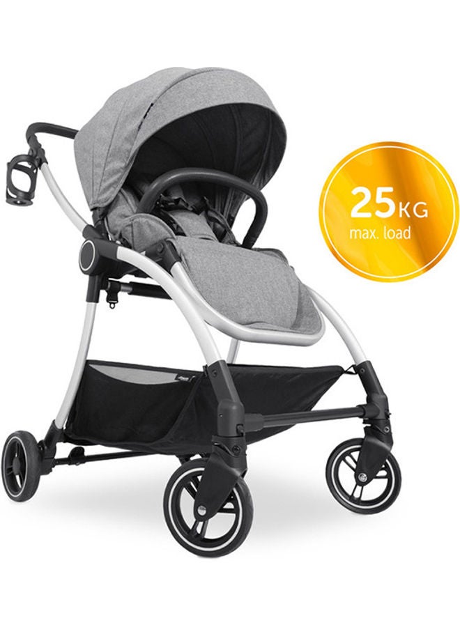 hauck Standard Baby Single Stroller Colibri - Grey  - Image 2