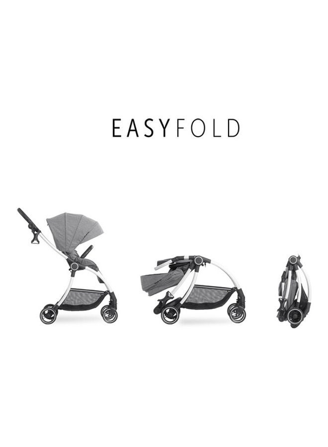 hauck Standard Baby Single Stroller Colibri - Grey  - Image 4