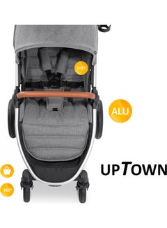 hauck Standard Baby Single Stroller Uptown - Grey  - Image 4