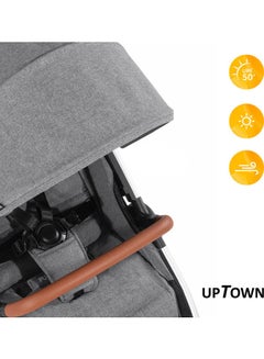 hauck Standard Baby Single Stroller Uptown - Grey  - Image 5