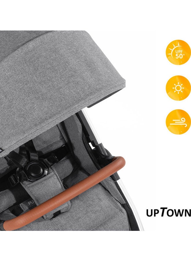 hauck Standard Baby Single Stroller Uptown - Grey  - Image 5