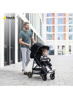 Pushchair Rapid 4, Stroller 25 Kg (22 Kg Child + 3 Kg Basket), Small Folding Stroller With Lying Postion, Height - Adjustable, Large Shopping Basket - Black - v1660939427/N53343766A_7