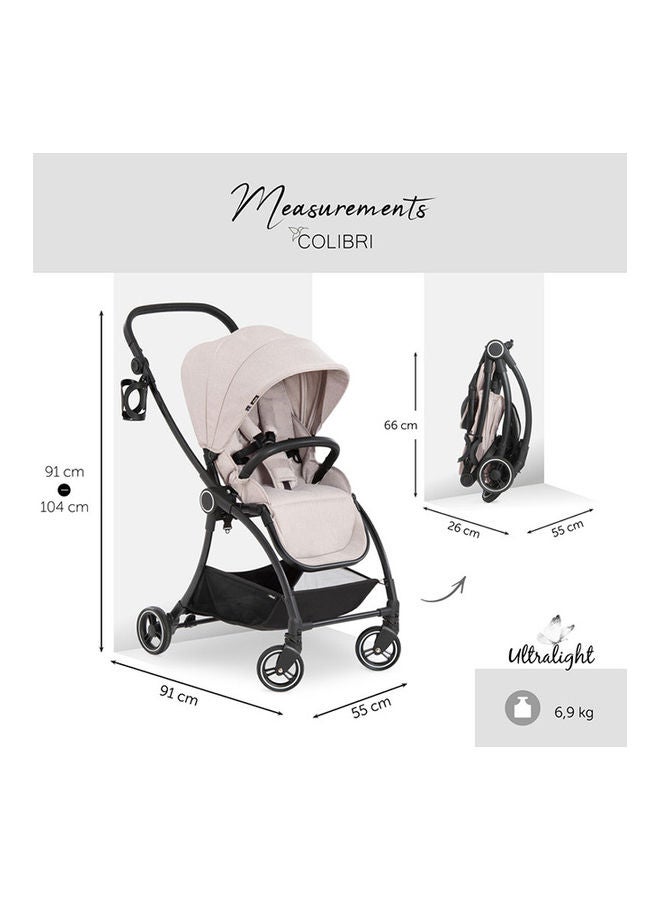 hauck Standard Baby Single Stroller Colibri - Beige  - Image 3