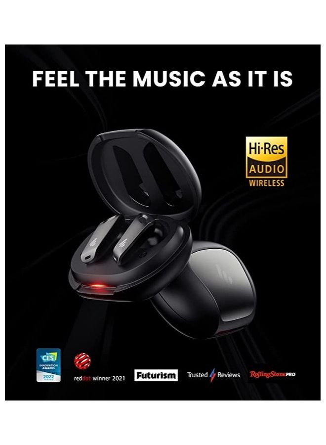 اديفير سماعات إيربادز نيوبادز برو بتقنية ستيريو لاسلكية حقيقية ومقاومة للماء والأتربة بمعيار IP54 مع خاصية إلغاء الضوضاء النشط لصوت فريد وتجربة ألعاب تفاعلية فائقة لون أسود - Image 4