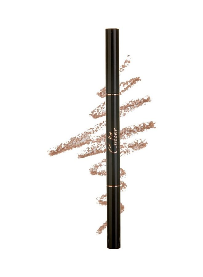 COLIER - Brow Definer Pencil With Brush Dark Brown - Image 1
