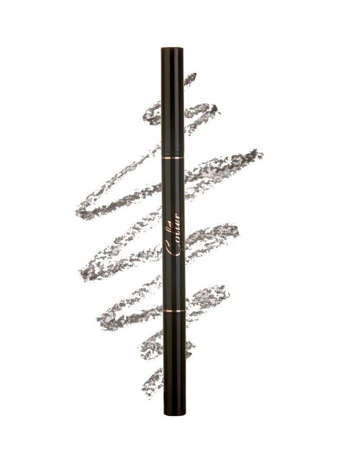 COLIER Brow Definer Pencil With Brush Black  - Image 2