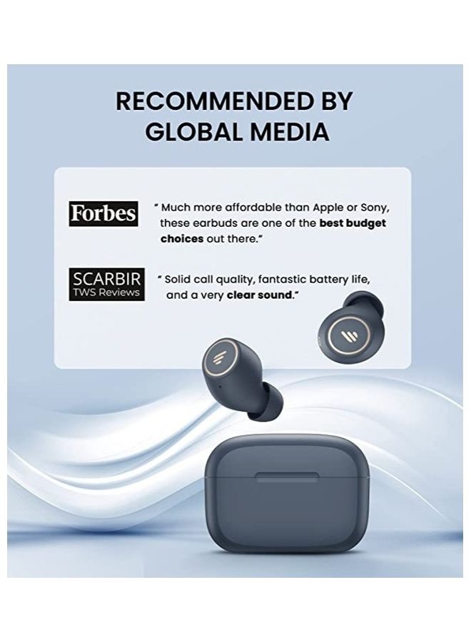 EDIFIER - TWS1 PRO True Wireless Earbuds Bluetooth V5.2 AptX Adaptive Qualcomm CVC TM 8.0 Noise Cancellation 42H Playtime IP65 Waterproof USB C Built-in Dual Microphones Dark Gray - Image 1