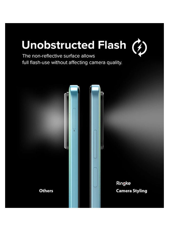 Ringke Camera Styling Compatible With Redmi Note 11 Back Camera Lens Edge Protector Aluminum Frame Tough Protective Adhesive Cover Clear - Image 5