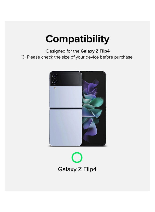 Ringke Anti-Cling Micro-Dot Technology Shockproof Protective Slim Case for Galaxy Z Flip 4 5G (2022) Black - Image 2