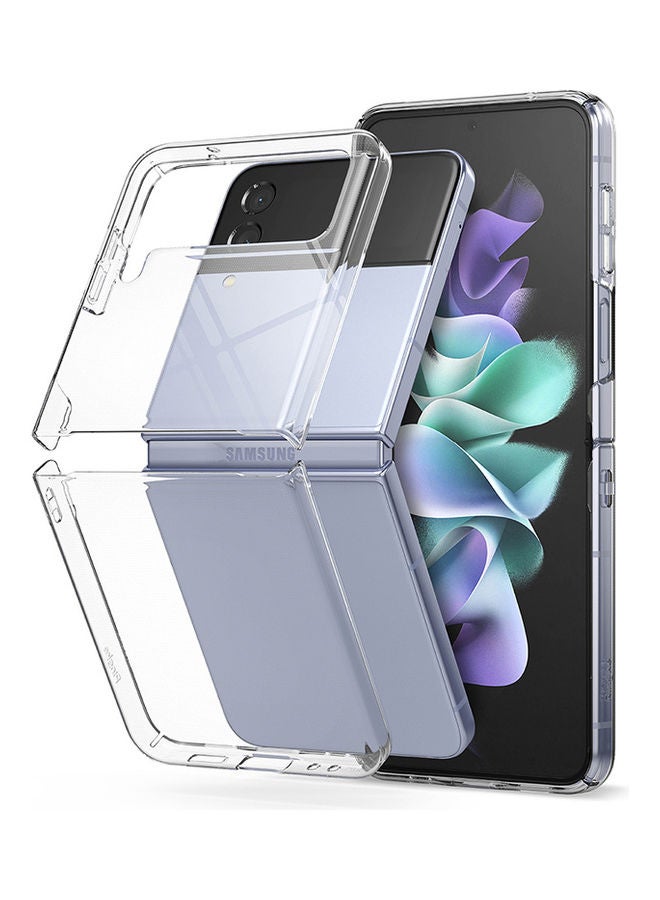 Ringke - Slim Case Premium Thin Soft Hard PC with Non-Slip Grip Protective Phone Cover  for Z Flip 4 2022 Clear - Image 1