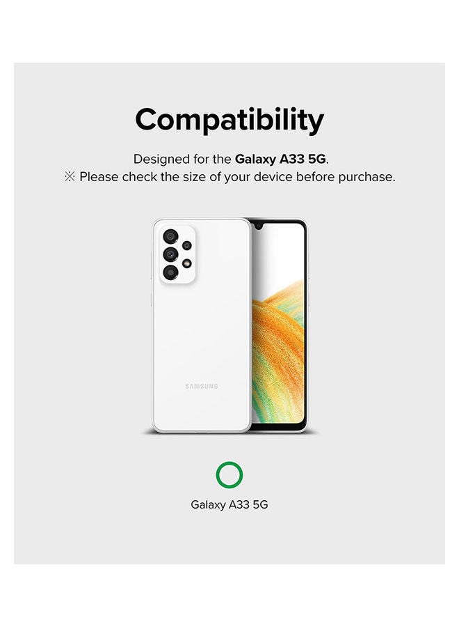 Ringke Tempered Glass Screen Protector Compatible With Samsung Galaxy A33 5G Premium 9H Hardness Glass Film [2 Pack] - Clear - Image 2