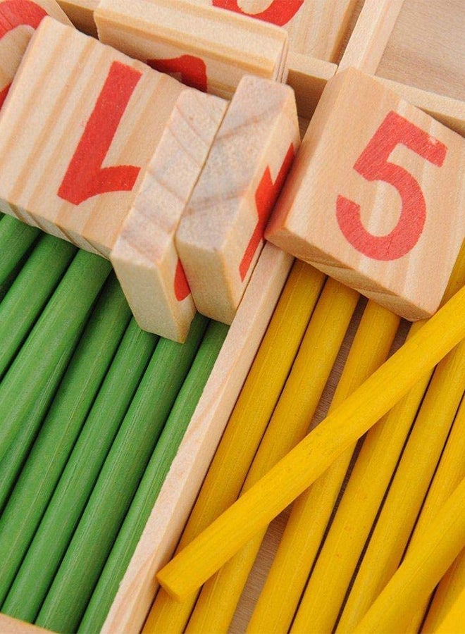 Cool Baby - Counting Sticks Education Wooden Toys 23x2.2x15cm - Image 1