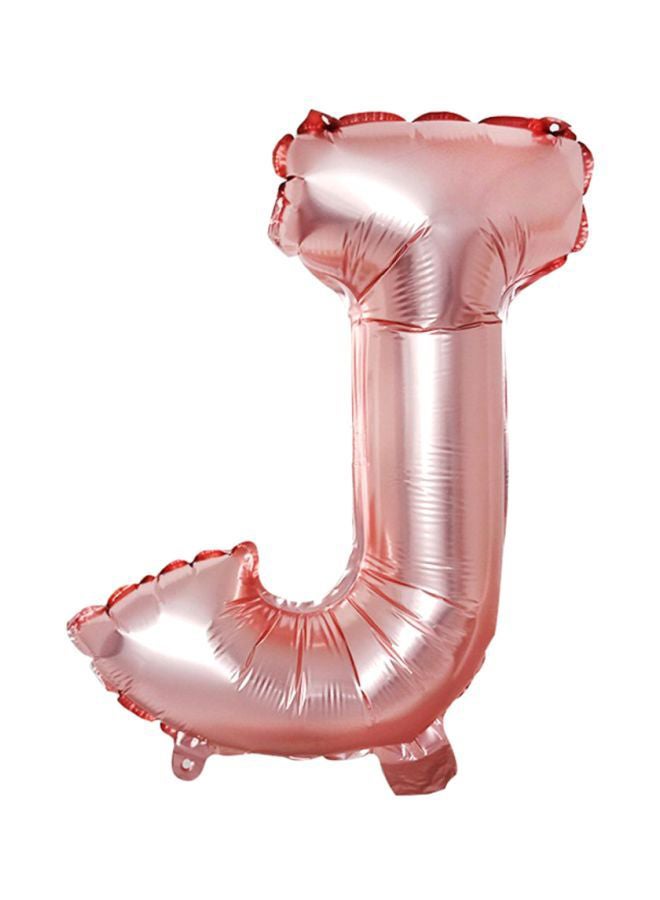 Cool Baby Alphabet J Shaped Foil Party Balloon 16inch - Image 1
