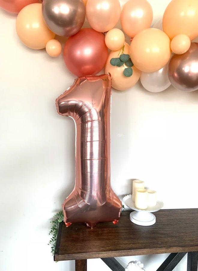 كول بيبي بالون بتصميم رقم 1 لحفل عيد الميلاد الأول 40بوصة  - Image 4