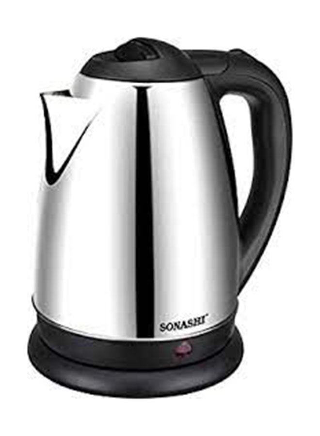 SONASHI Cordless Electric Kettle 1500W With 4-Slice Grill Sandwich Maker Bundle 1.8 L 2000 W SGT-854/SKT-1804/Bundle Black/Silver  - Image 5