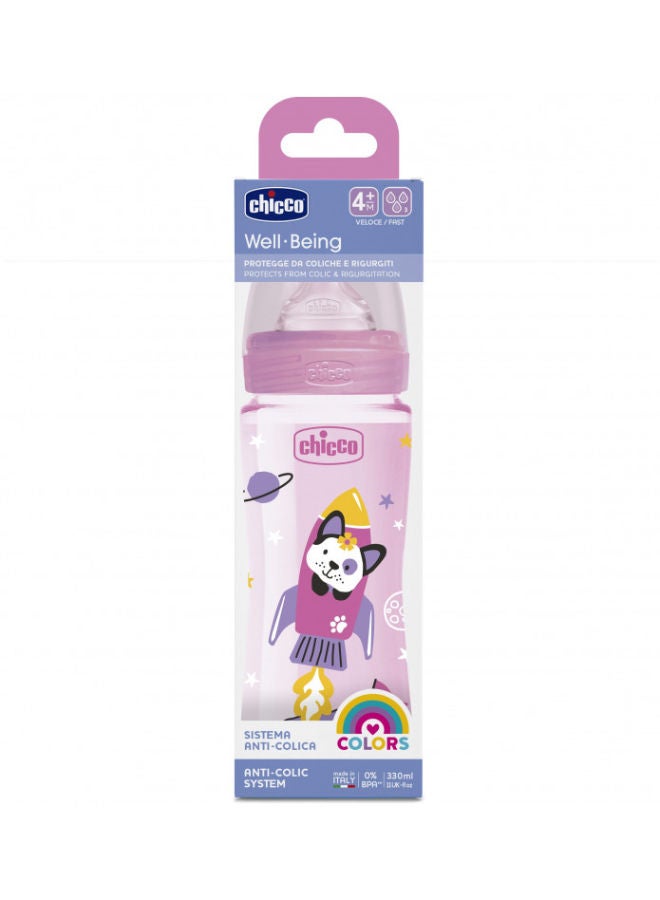 Chicco Fast Flow Silicone Feeding Bottle - Image 2