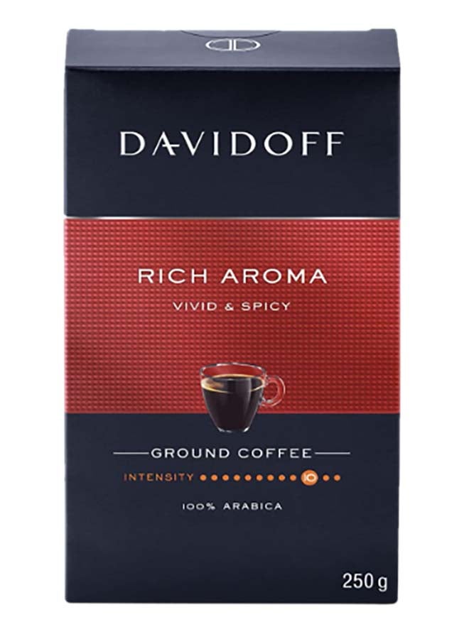 Davidoff Rich Aroma Roasted Ground Coffee 250grams  - Image 1
