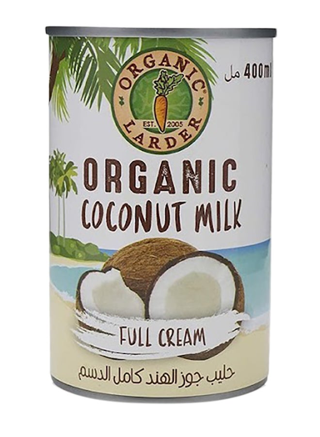 Organic Larder Coconut Milk Full Cream 400ml - Image 1