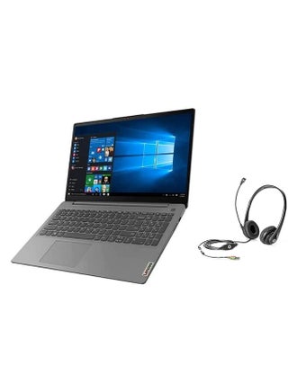 IDEAPAD 3 (Upgraded Version) Laptop With 15.6-Inch Display, Core i5-1135G7 Processer/8GB RAM/512GB SSD/Intel UHD Graphics/ Windows 11 + Business Headset v2 English/Arabic ARCTIC GREY - v1661142356/N53343875A_5