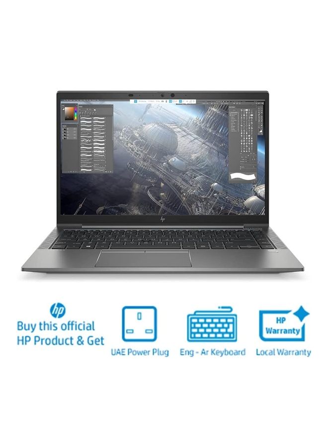 HP Zbook Firefly G8 Laptop With 14-Inch Display, Core I7 1165G7 Processer/16GB RAM/512GB SSD/4GB Nvidia Quadro T500 Graphics Card/Windows 10 Pro English Black - Image 3