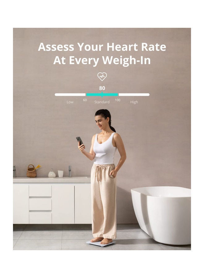 eufy - Smart Scale P2 Pro, Weight Scale With Wi-fi, Bluetooth, 16 Measurements Including Weight, Heart Rate, Body Fat, Bmi, Muscle And Bone Mass, 3d Virtual Body Mode, 50 G/0.1 Lb - Image 1