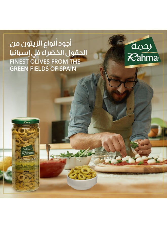 Rahma Sliced Green Olives 430grams - Image 2