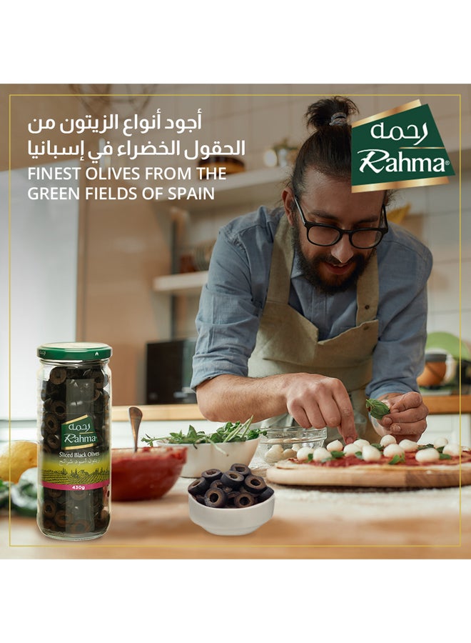 Rahma Sliced Black Olives 430grams - Image 2
