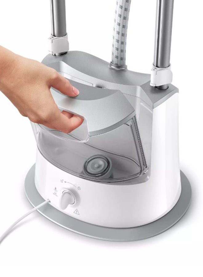 Philips - Easy Touch Stand Steamer 1.4 L 1800 W GC487/86 White - Image 1