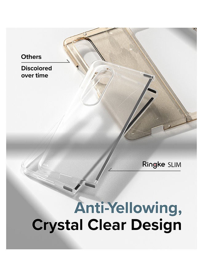 Ringke Slim Case Ultra-thin Transparent Impact-Resistant and Durable Protective Cases for Galaxy Z Fold 4 Case- Clear - Image 5