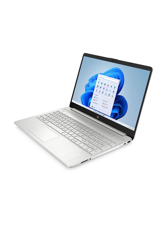 HP - Notebook 15s Laptop With 15.6-Inch Display, Core i7-1255U Processor/16GB RAM/ 512GB SSD/Windows 11/4GB Intel Iris Xe Graphic Card English/Arabic Natural Silver - Image 1