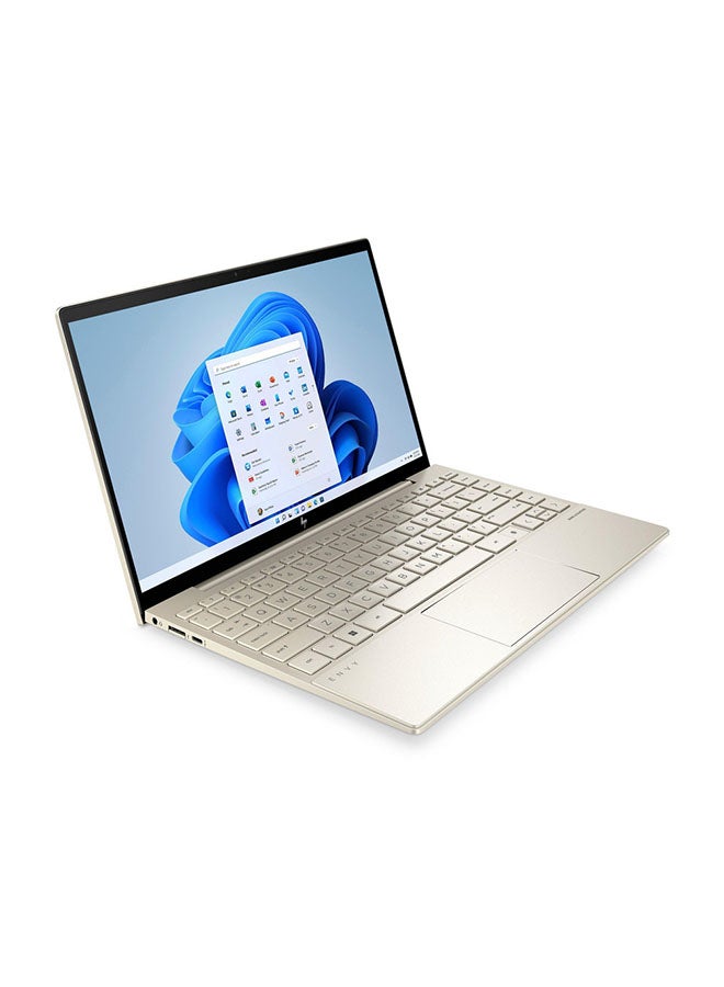 HP - Ennvy 13 Laptop With 13.3-Inch Display, Core i7 Processor/16GB RAM/1TB SSD/Windows 11/4GB Intel Iris Xe Graphic Card English/Arabic Pale Gold Aluminum - Image 1