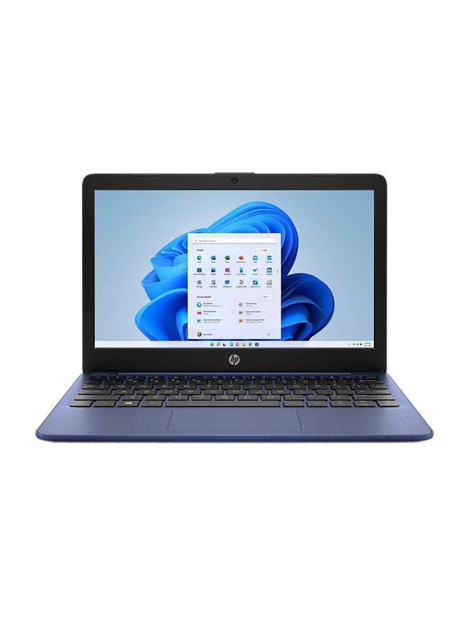 HP Stream 11 Laptop With 11.6-Inch Display, Celeron N4120 Processor/4GB RAM/ 64GB eMMC/Windows 11/2GB Intel UHD Graphics 600 English/Arabic Royal Blue - Image 1