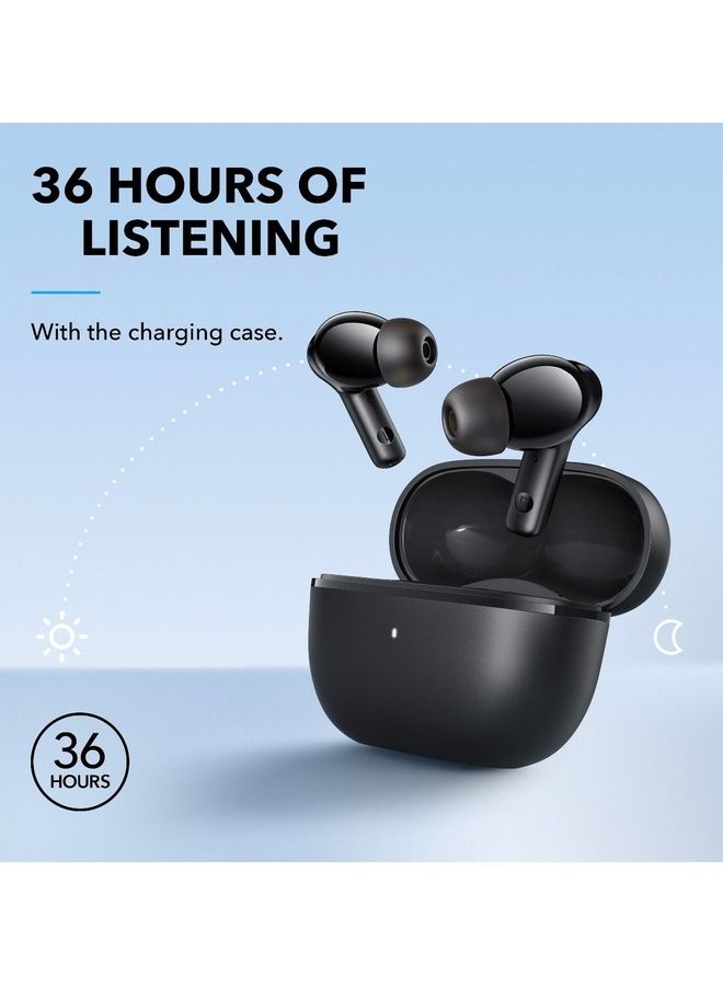 Soundcore - Bluetooth Earphones Life Note 3i Noise Cancelling Earbuds Black - Image 1