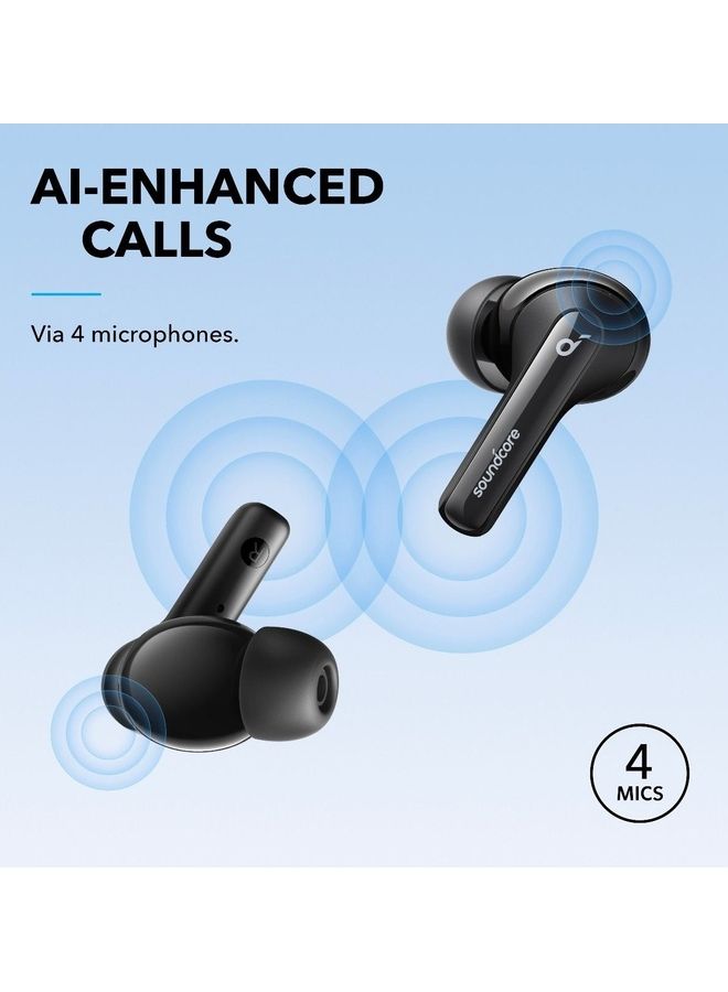 Soundcore - Bluetooth Earphones Life Note 3i Noise Cancelling Earbuds Black - Image 1