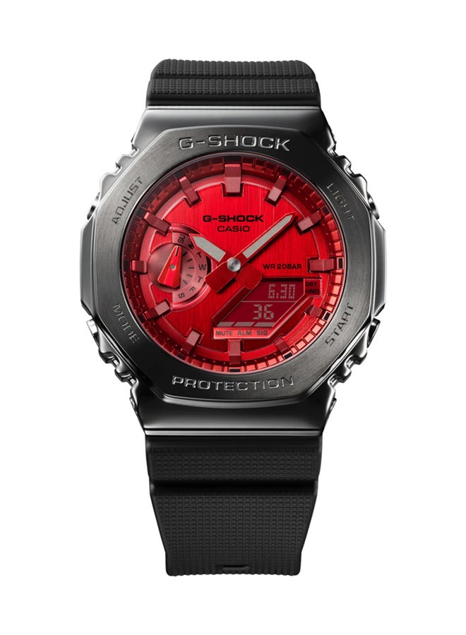G-SHOCK - Men's G-Shock Resin Analog-Digital Watch GM-2100B-4ADR - Image 1