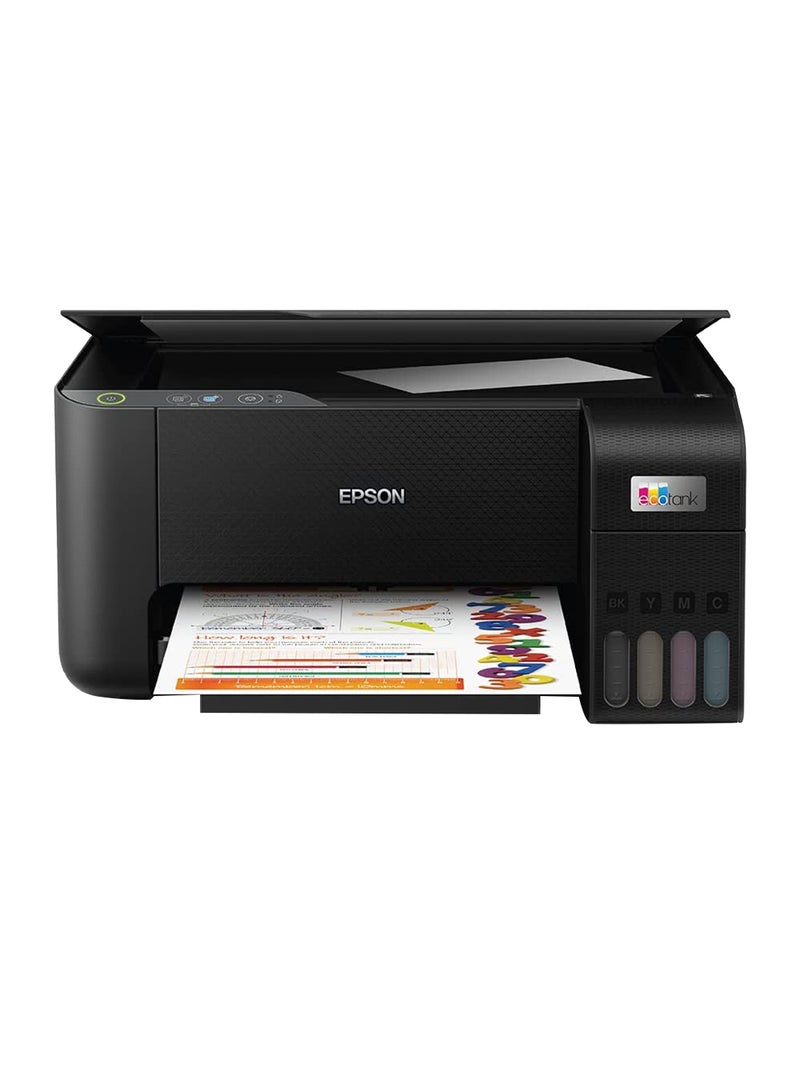 EPSON - EcoTank L3210, 3-In-1 Home Printer With And SmartPanel + Business Paper (80g, 2500 Sheets) Black - Image 1