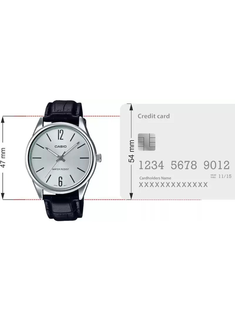 CASIO - Men's Water Resistant Analog Watch MTP-V005L-7BUDF - Image 1