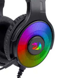 REDRAGON H350 Pandora RGB Wired Gaming Headset, Dynamic RGB Backlight - Stereo Surround-Sound - 50MM Drivers - Detachable Microphone, Over-Ear Headphones Works for PC/PS4/XBOX One/NS (Black)  - Image 5