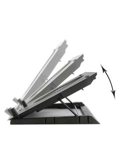 REDRAGON Gcp500 Ivy Laptop Cooler - Support 12 to 15.6 Inch - 2 USB Port - Fan Speed Control - Aluminum Panel Faster Cooler - RGB Light Mode-Phone Holder  - Image 3