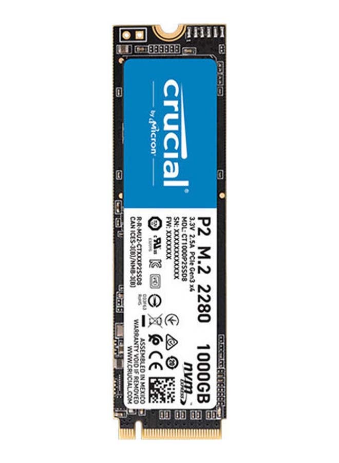 محرك أقراص SSD داخلي P2 M.2 NVMe سعة 1 تيرابايت PCI-Express 3.0 3D Nand a يورو M.2 SSD داخلي 1.0 TB - v1661176632/N52083264A_3