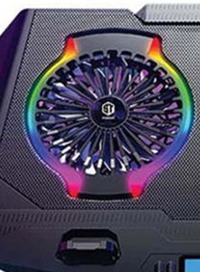 Standard - ICE07 Gaming Laptop Cooling Pad Stand with Mobile Holder - Image 1
