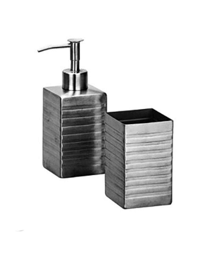Amal Bathroom Accessories - Soap Dish - Stainless Steel Square - Bath Kit Silver (Square) 11.6 x 8.3 x 2.6cm  - Image 4